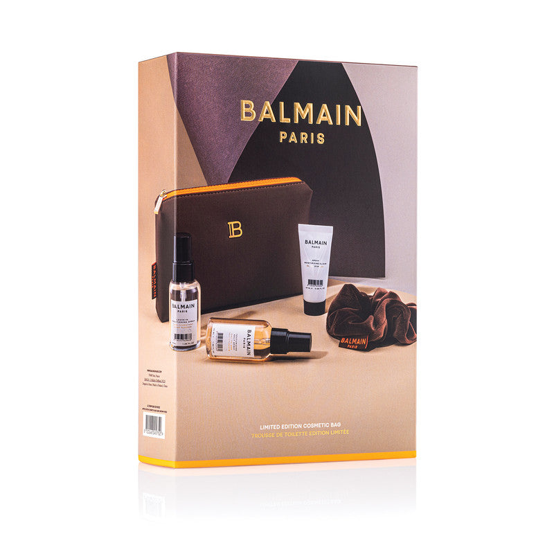 Balmain Hair Couture - Limited Edition Cosmetic Bag (Dark Brown) SS22