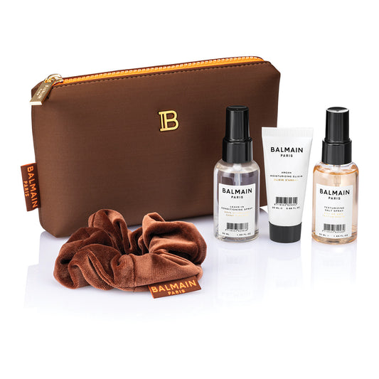 Balmain Hair Couture - Limited Edition Cosmetic Bag (Dark Brown) SS22
