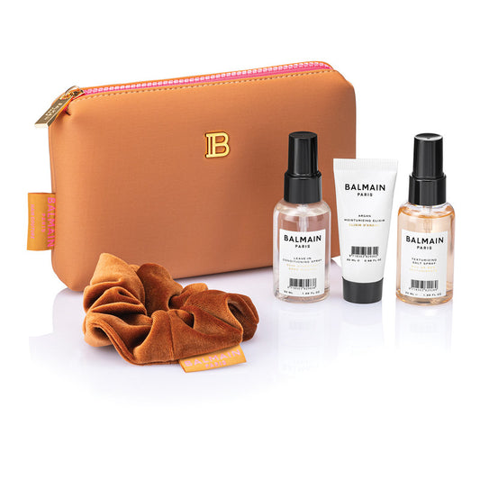 Balmain Hair Couture Limited Edition Cosmetic Bag (Medium Brown) SS22