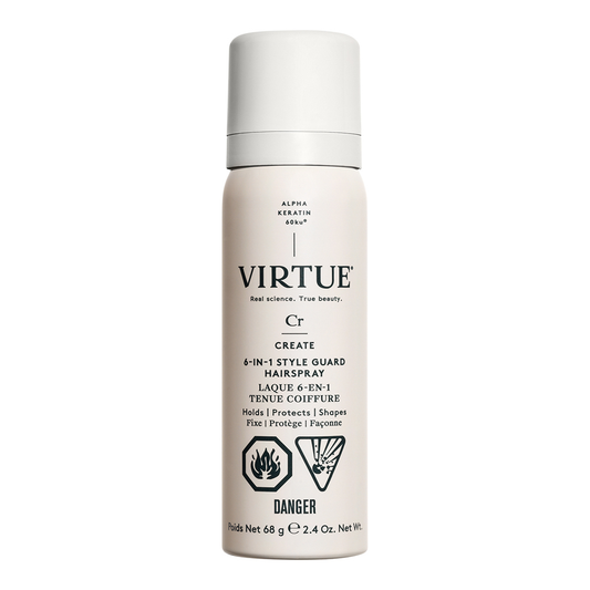 Virtue Travel 6-in-1 Style Guard Hairspray 68g